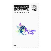 Dragon Lady Postage Stamp