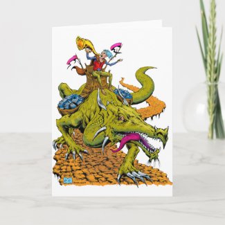 Dragon Library card