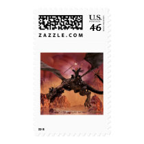 Dragon Lord Postage Stamp