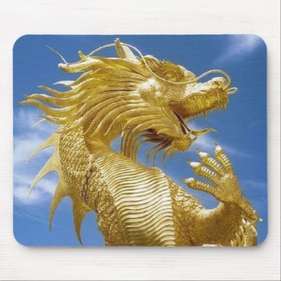 Dragon Luck Mall Mouse Mats by dragonsdragon