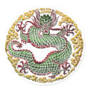 Dragon Medallion stickers by thezengarden Dragon Medallion stickers