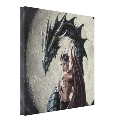 Dragon Mistress - Wrapped Canvas wrappedcanvas