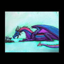 Dragon mother Postcard by aldana07 Dragon mother Postcard