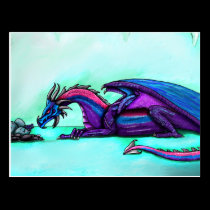 Dragon mother Postcard postcards