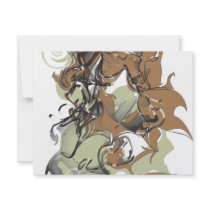 Dragon Muted 1 Custom Invitations