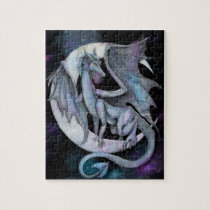 "Dragon Night" gothic dark fantasy art PUZZLE puzzles