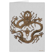 Dragon Of Beijing Card by BuddhanGreetingCards Dragon Of Beijing Card