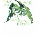 Dragon on the outside, cuddly on t... t-shirts by LisaKonrad Dragon on the outside, cuddly on t... t-shirts