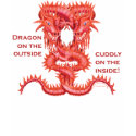 Dragon on the outside, cuddly on the inside t-shirts by LisaKonrad Dragon on the outside, cuddly on the inside t-shirts