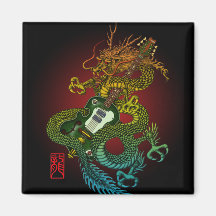 Dragon original 07 fridge magnets