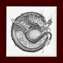 Dragon Ornamental magnets