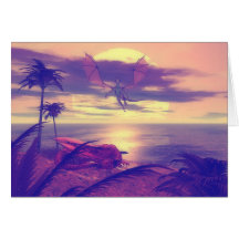 Dragon Paradise Greeting Card