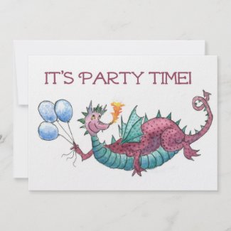 Dragon Party Invitation invitation