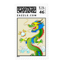 Dragon & Pearl stamp