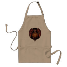 Dragon pentagram apron
