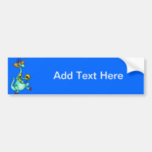 Dragon Phone Calls Bumper Stickers
