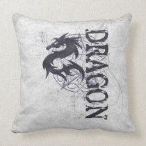 Dragon! Throw Pillows