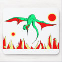 Dragon Planet Mousepad by NelsonDesigns Dragon Planet Mousepad