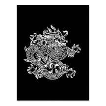 dragon post card