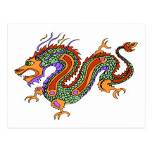 dragon post cards