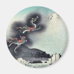 Dragón que sube sobre el monte Fuji Ukiyoe Iman
