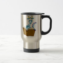Dragon Reading Book Mug