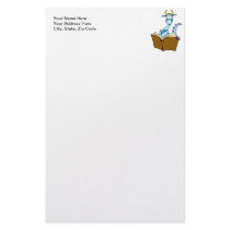 Dragon Reading Book Stationery