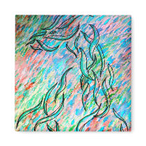 Dragon - Ribbon Series - CricketDiane Designs Refrigerator Magnet