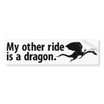 Dragon Ride bumper stickers