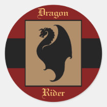 Dragon Rider Birthday Stickers