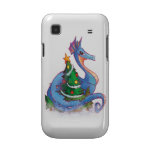 Dragon Round the Christmas Tree Samsung Galaxy Cases