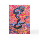 Dragon Shanghai Flowers over the city Card