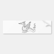 Dragon Shirt 9 Bumper Stickers