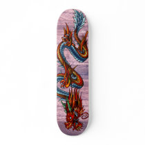 dragon, illustrations, monad, Beijing, wivern, China, nontextual matter, Skateboarding, wheeled vehicle, Beijing Sport University, mythical monster, pictorial matter, monas, mythical creature, firedrake, singleton, digit, wyvern, unity, figure, single, graphics, board, picture, artwork, Skateboard with custom graphic design
