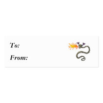 dragon skeleton business cards