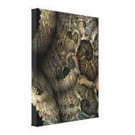Dragon Skin Fractal Art wrappedcanvas