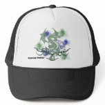 zaz_trucker_hat - Dragon & Skull Hat to go with the shirt: Sizes  Available colors: white_black