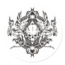 Dragon Skull stickers by novaideo Dragon Skull stickers