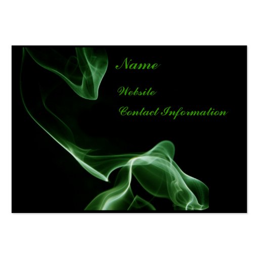 Dragon Smoke  Business Card (front side)