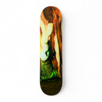 Dragon Speaking - CricketDiane art skateboard