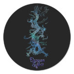 DRAGON SPIRIT Art Collection Round Sticker