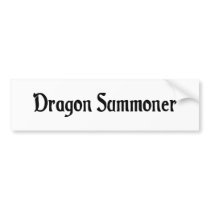 Dragon Summoner Bumper Sticker