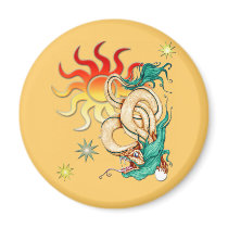 *Dragon Sun* Magnets by MidnightDreamer *Dragon Sun* Magnets
