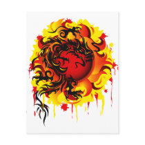 Dragon Sun Postcard by JazKitty Dragon Sun Postcard