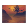 Dragon Sunset Postcard Dragon Sunset Postcard