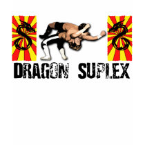 Dragon Suplex (Black Text) T-Shirt by Hectzilla Dragon Suplex (Black Text) T-Shirt