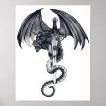 Dragon & Sword Poster Art