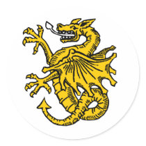 Dragon symbols and artwork stickers by Funkart Dragon symbols and artwork stickers