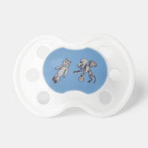 Dragon tea time pacifies (blue) pacifiers