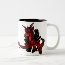 Dragon Tear Through Cup Coffee Mug